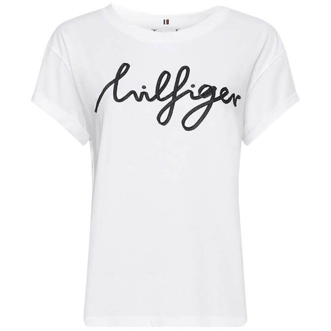 Tommy Hilfiger Script Logo Relaxed Fit T-Shirt